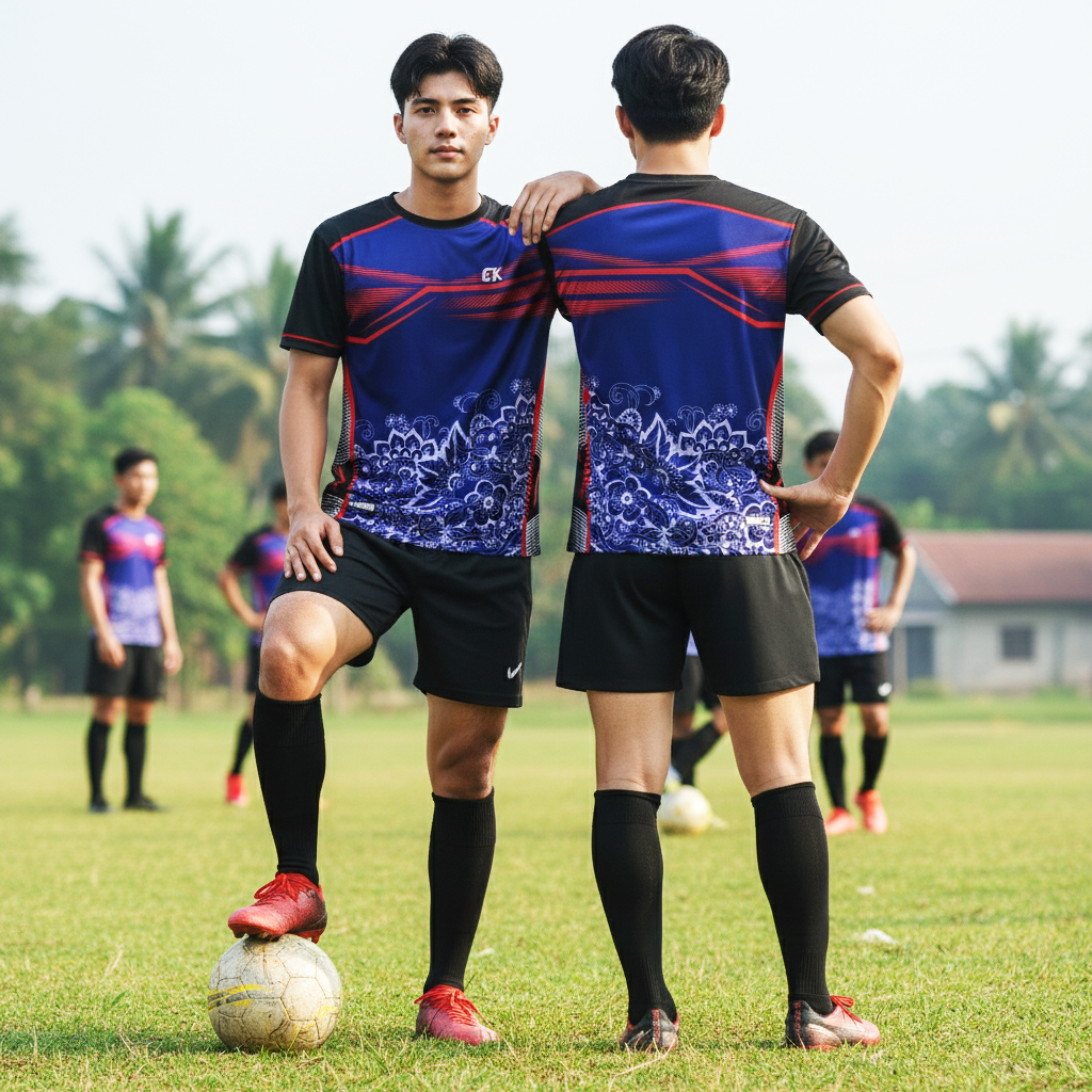 SPESIAL EDISI BATIK COD KAOS FULL PRINTING PRIA DAN WANITA DEWASA JERSEY VOLI FULL PRINTING BAJU BAD