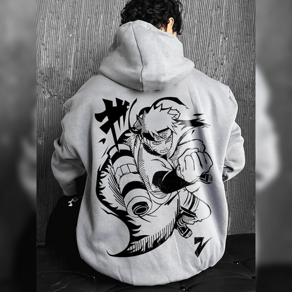 Hoodie Jaket NARUTO SAGE MODE X SASUKE Bigsize (S-6XL) Kombinasi SABLON KEREN Pria Wanita Jacket Hoo