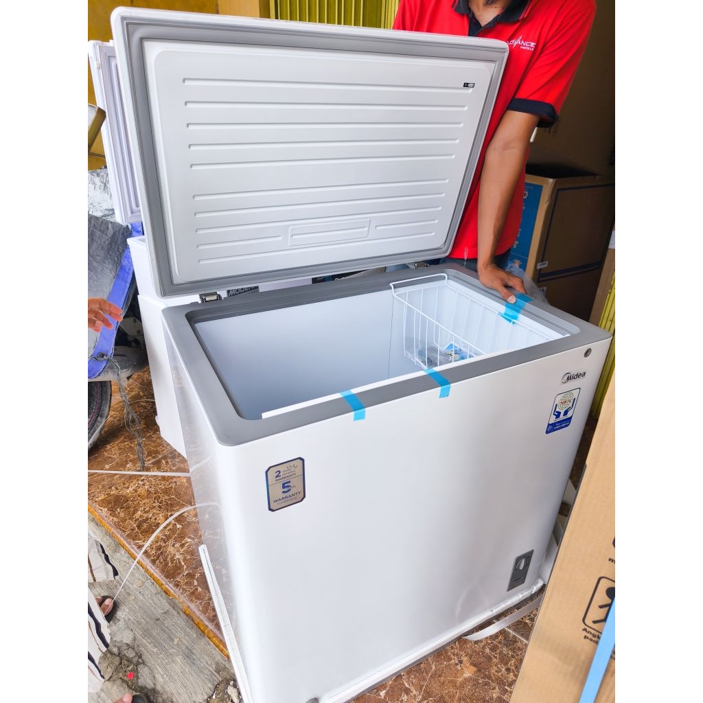 boks freezer Midea 200 liter / boks freezer Midea 259