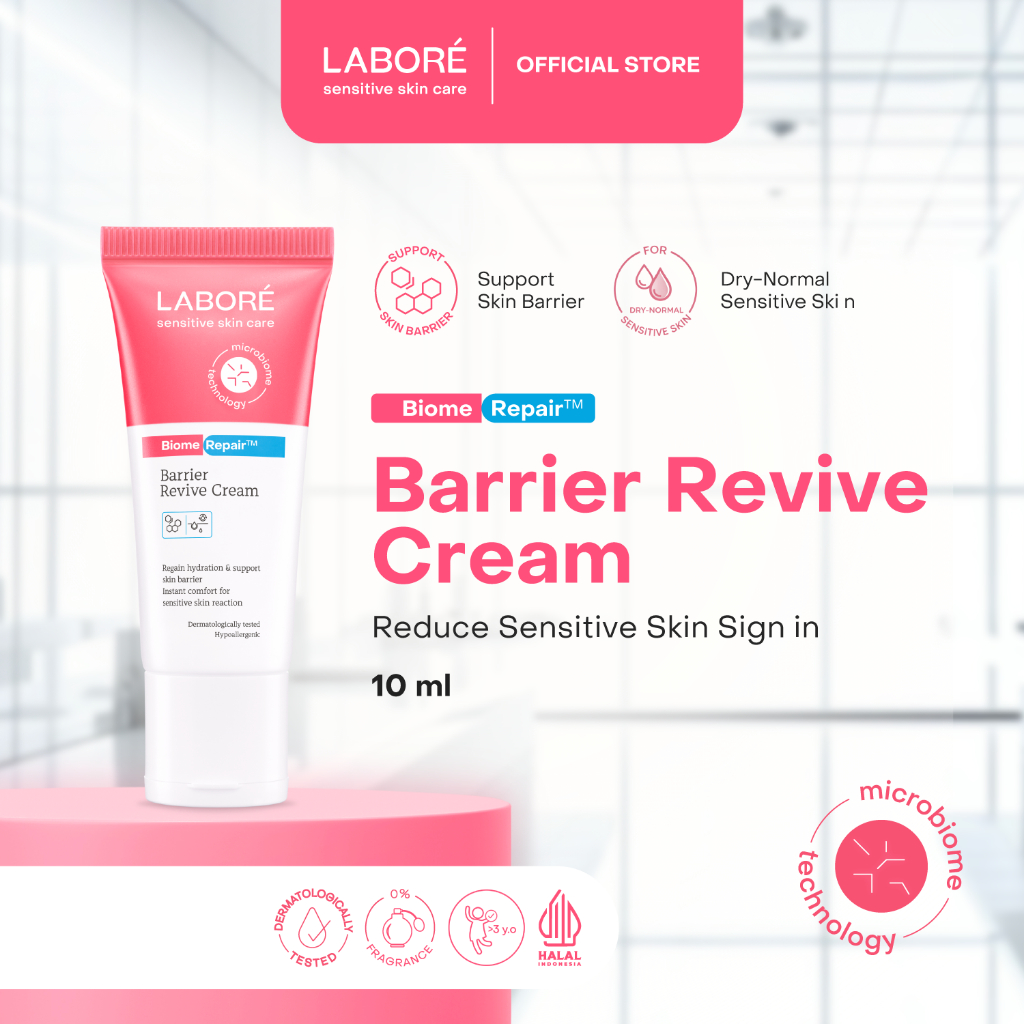 [FAVORIT DR INEZ] LABORE Sensitive Skin Care BiomeRepair Barrier Revive Cream 10 ml/50 ml/100 ml -Mo