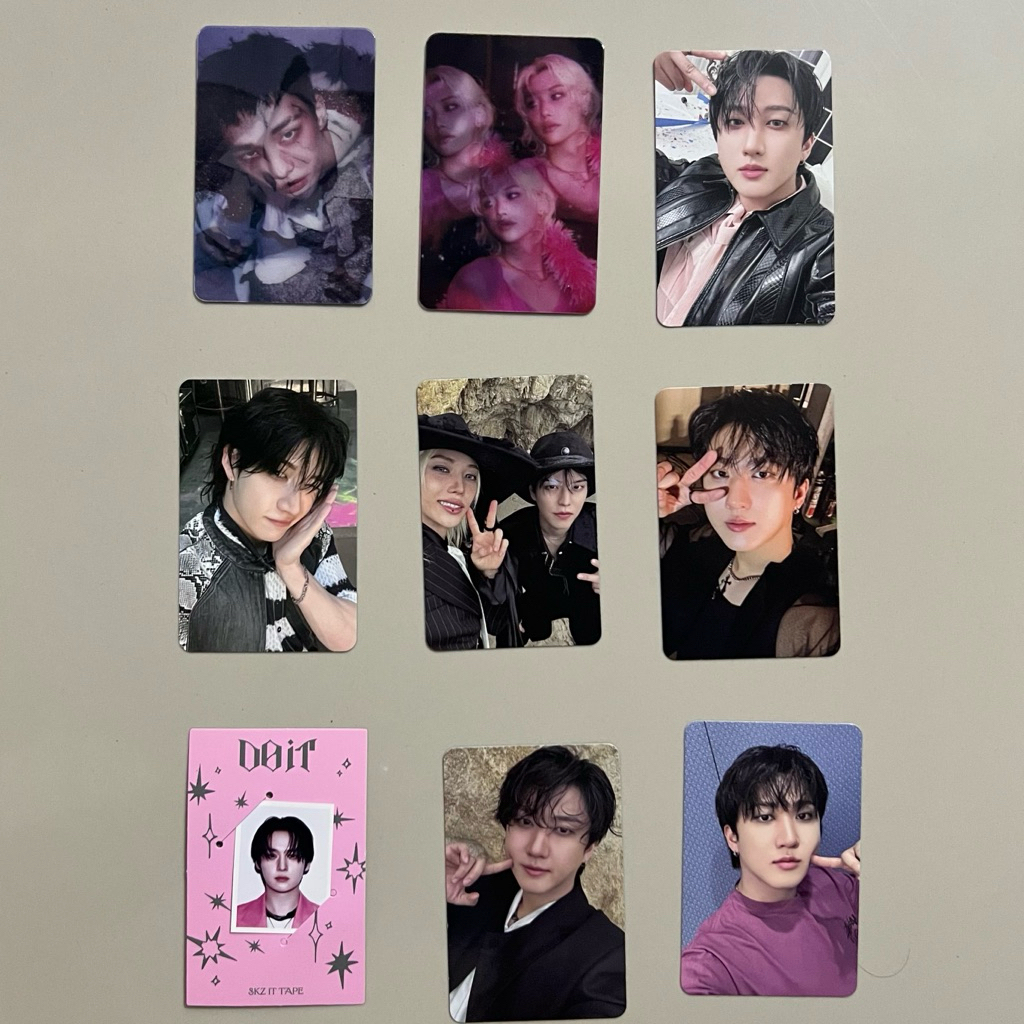 STRAY KIDS DO IT Album Photocards Bang Chan Lee Know Changbin Hyunjin Han Felix Seungmin I.N PC Lent