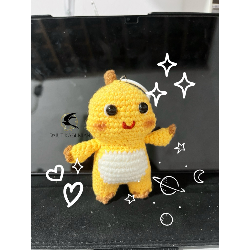 Nailong Crochet/Nailong rajut/Keychain Nailong