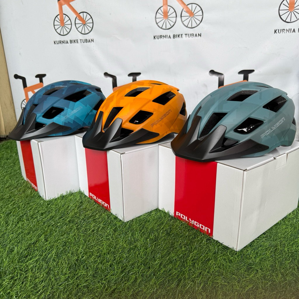 HELM Sepeda POLYGON BASALT XC GRAVEL AM ENDURO MTB