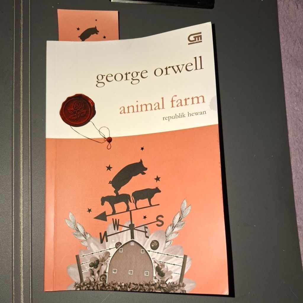 PRELOVED Buku Animal Farm Bahasa Indonesia - George Orwell, ORI 100%