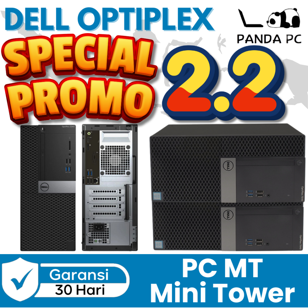 PC Dell Optiplex 3040 / 5040/ 7040 Mini Tower i3 / i5 / i7 Gen 6 PC MT