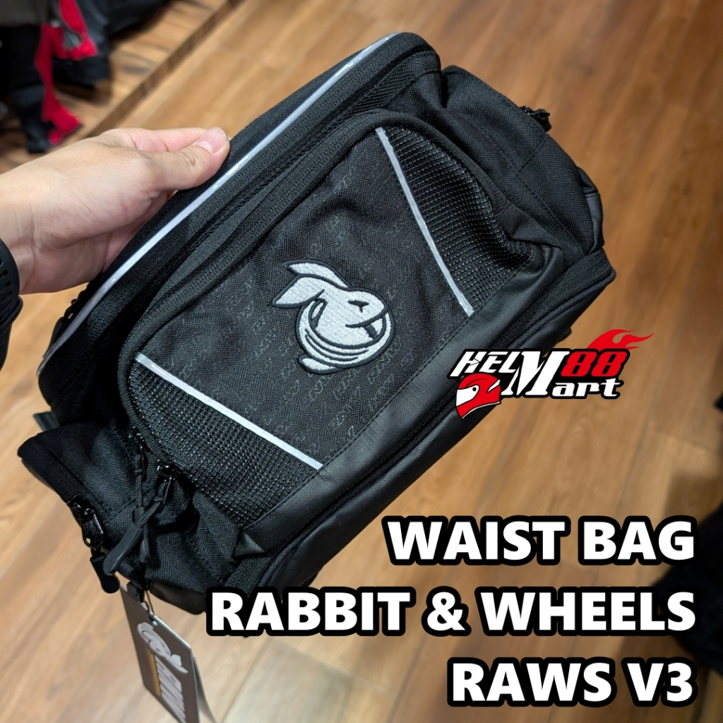 RAWS V3 RNW Waist Bag Tas Pinggang Rabbit And Wheels