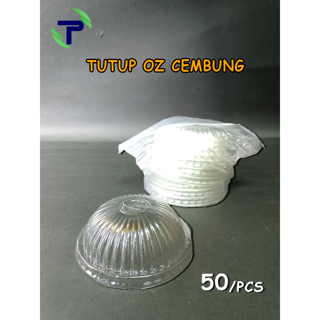 Tutup Gelas Plastik Pop Ice Cembung