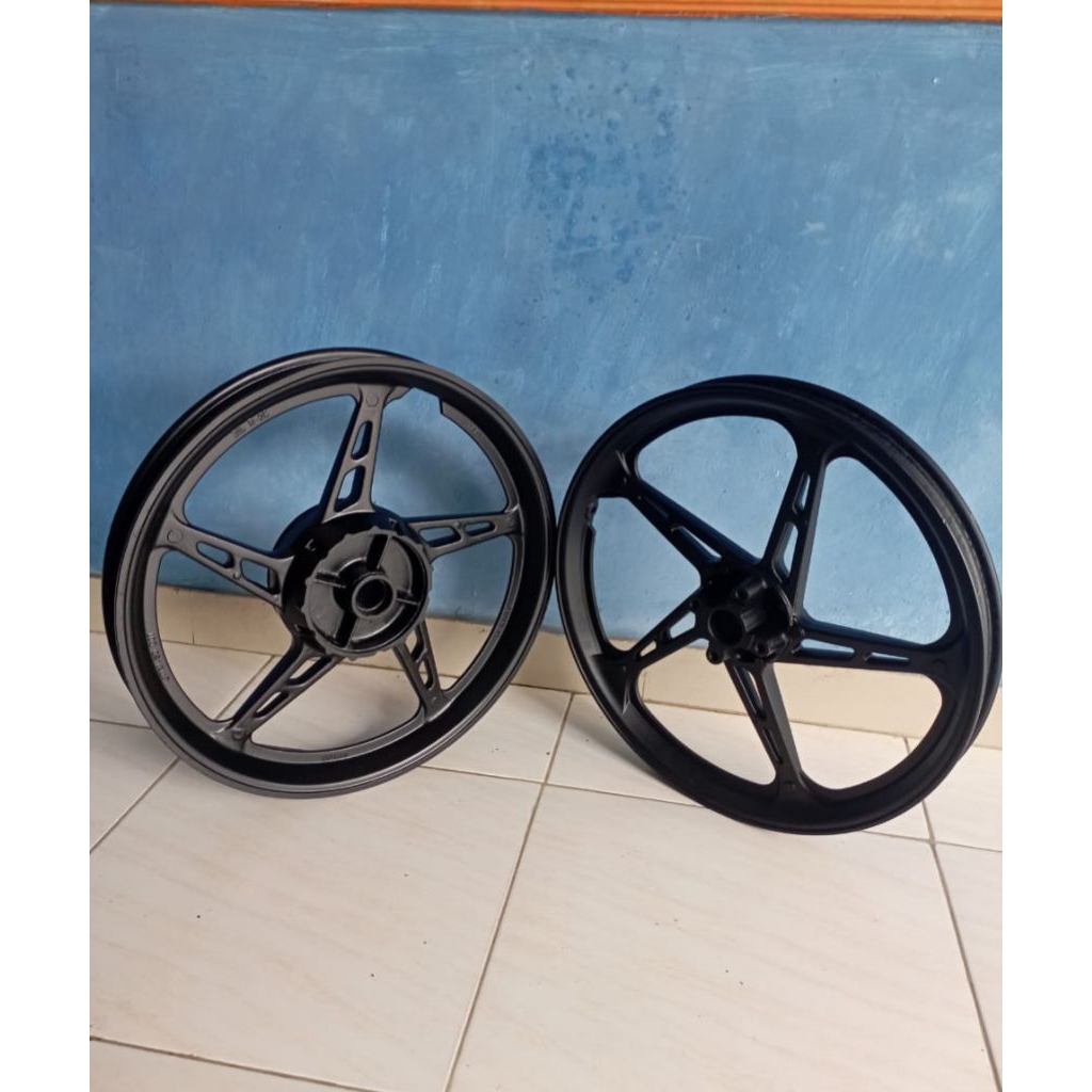 VELG PELEK RASING JUPITER MX OLD BEKAS DEPAN BELAKANG COPOTAN ASLI ORIGINAL