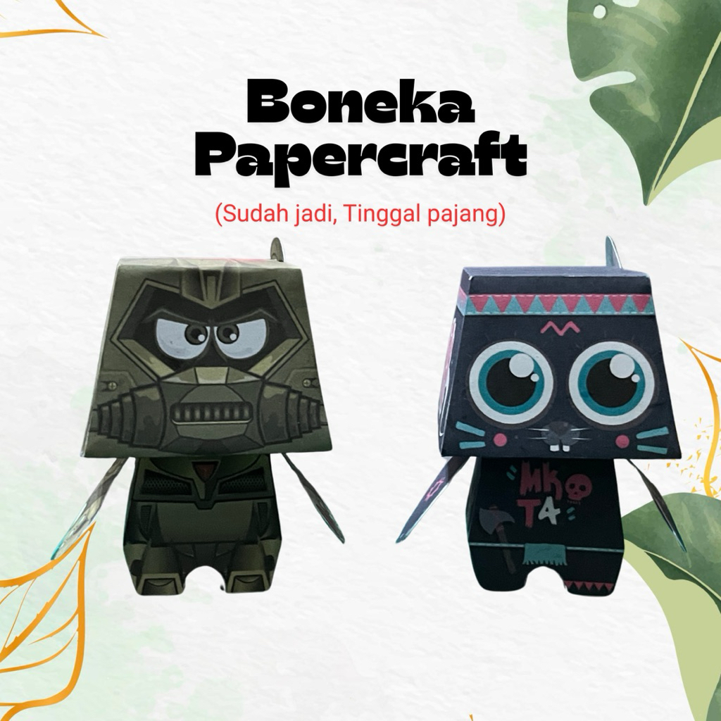 Papercraft model boneka | Papercraft Lucu | Sudah Jadi