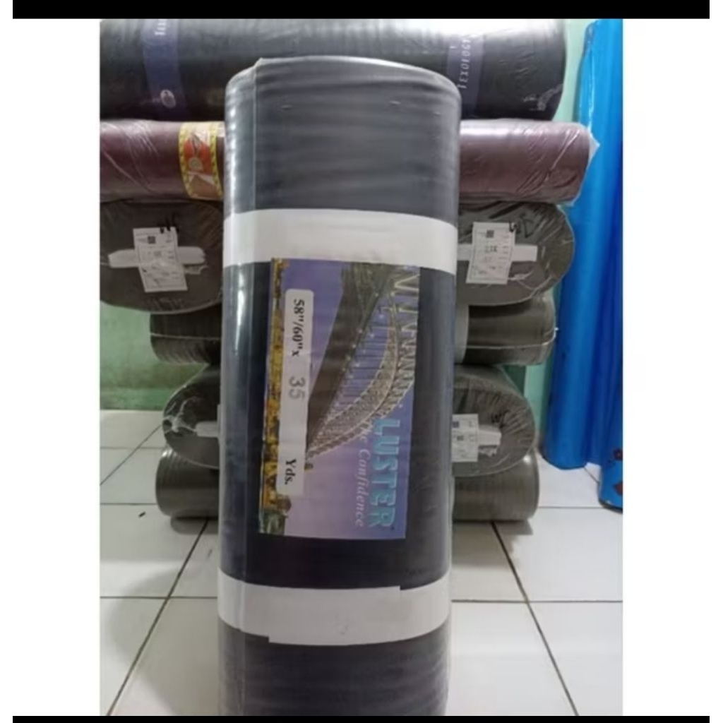 Kain bahan dinas pol pp terbaru luster serat kotak khusus harga per-roll ,bahan kain dinas pol pp pd