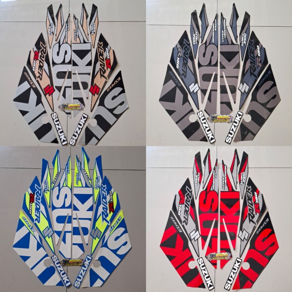 Striping Satria raider Fu fi 2019 2020 injeksi gp series biru