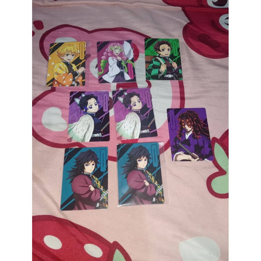 Collectible card demon slayer X Family mart (OFFICIAL)
