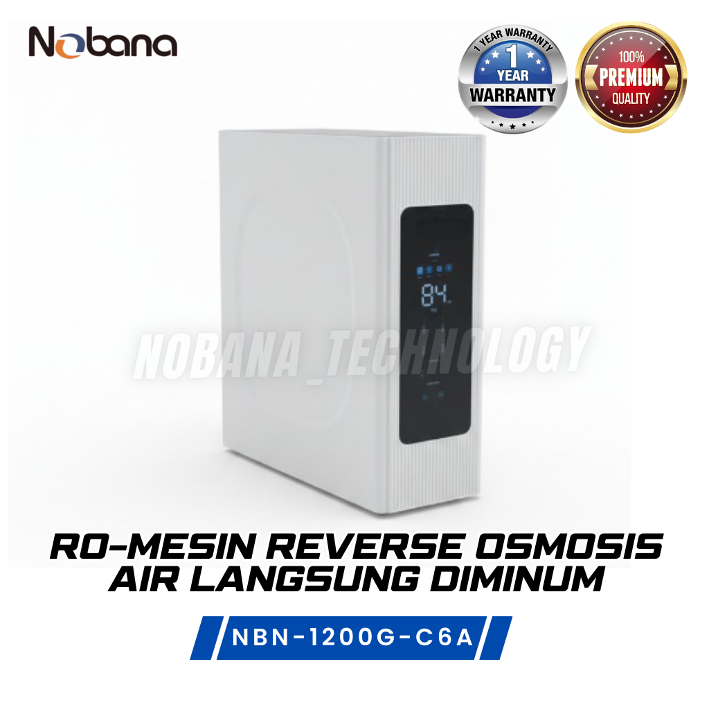 [NOBANA] Mesin RO Reverse Osmosis 1200GPD - NBN-1200G-C6A