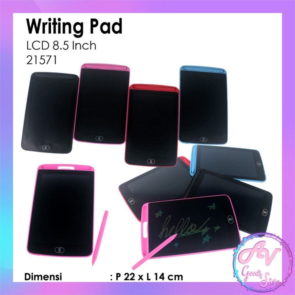 LCD WRITING PAD / DRAWING TAB / DRAWING PAD / WRITING TABLET 8,5INCH
