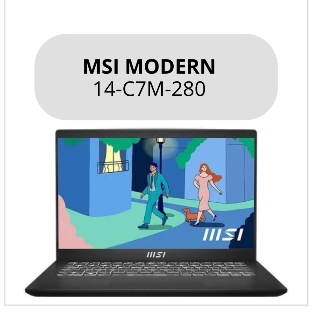 MSI MODERN 14-C7M-280 AMD RYZEN 7 7730U 16GB 512GB 14" WIN OHS
