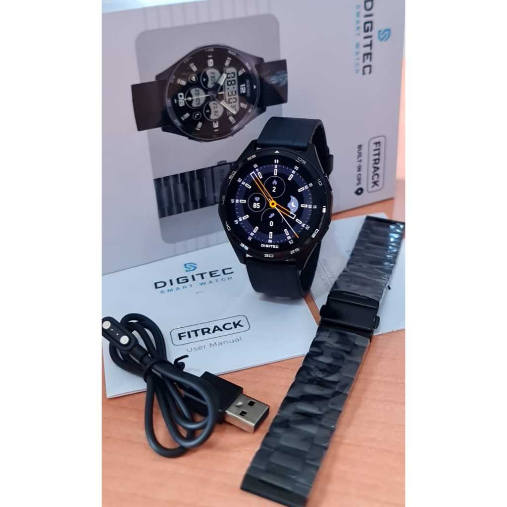 Jam Tangan Smart watch Terbaru Digitec FITRACK Digitec Smart watch Original + Extra Strap