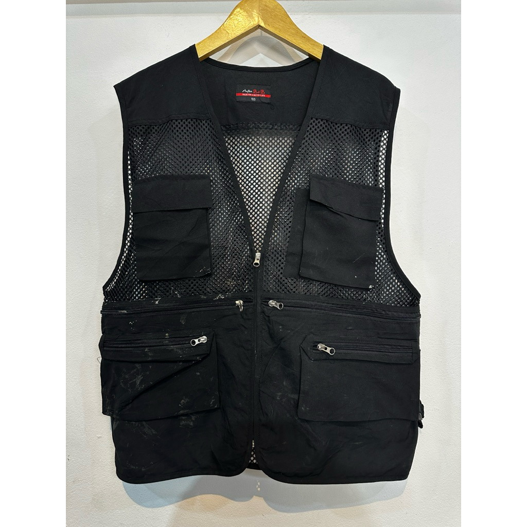 rompi second vest tactical mancing multipocket proyek outdoor 053