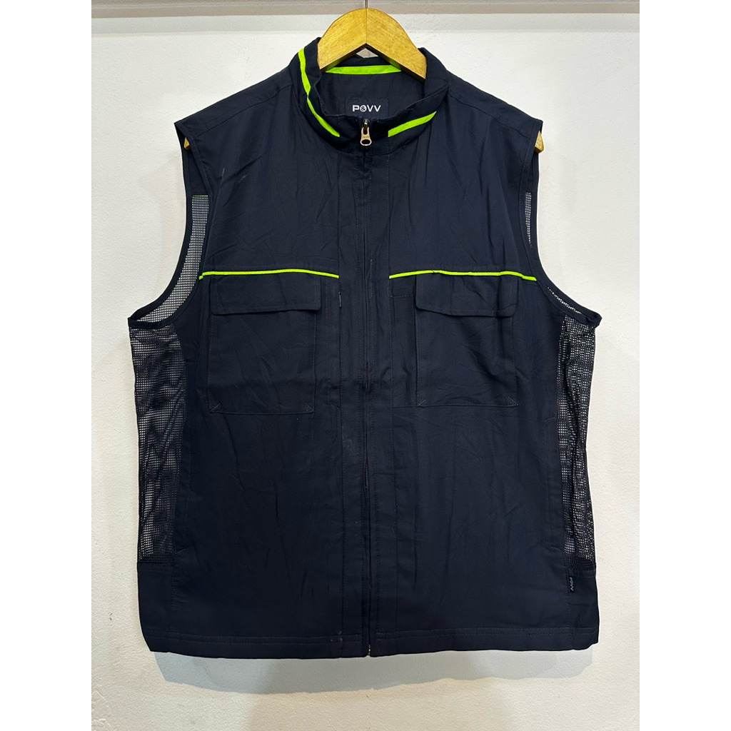 rompi second vest tactical multipocket safety outdoor mancing proyek 055