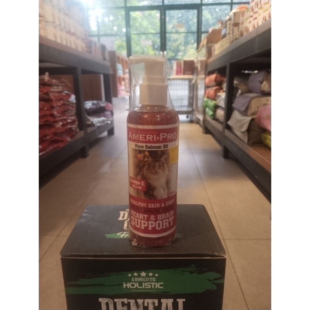 AMERI+PRO PURE SALMON OIL 250ML FOR CATS