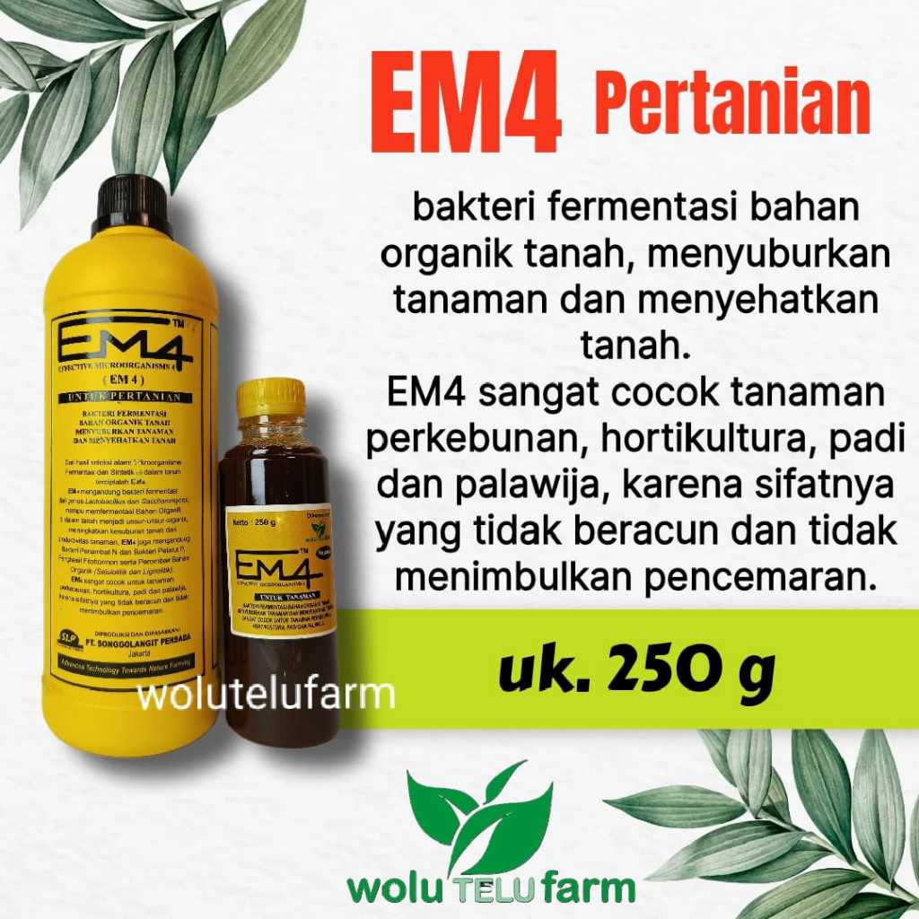 Em4 pertanian repack 250ml