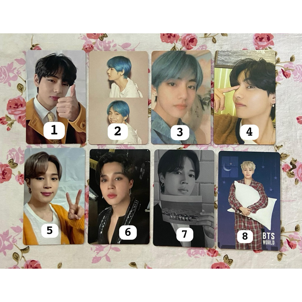 BTS OFFICIAL TAEHYUNG JIMIN POB BUTTER PERSONA BE ESSENTIAL MOTS PROOF BTS WORLD