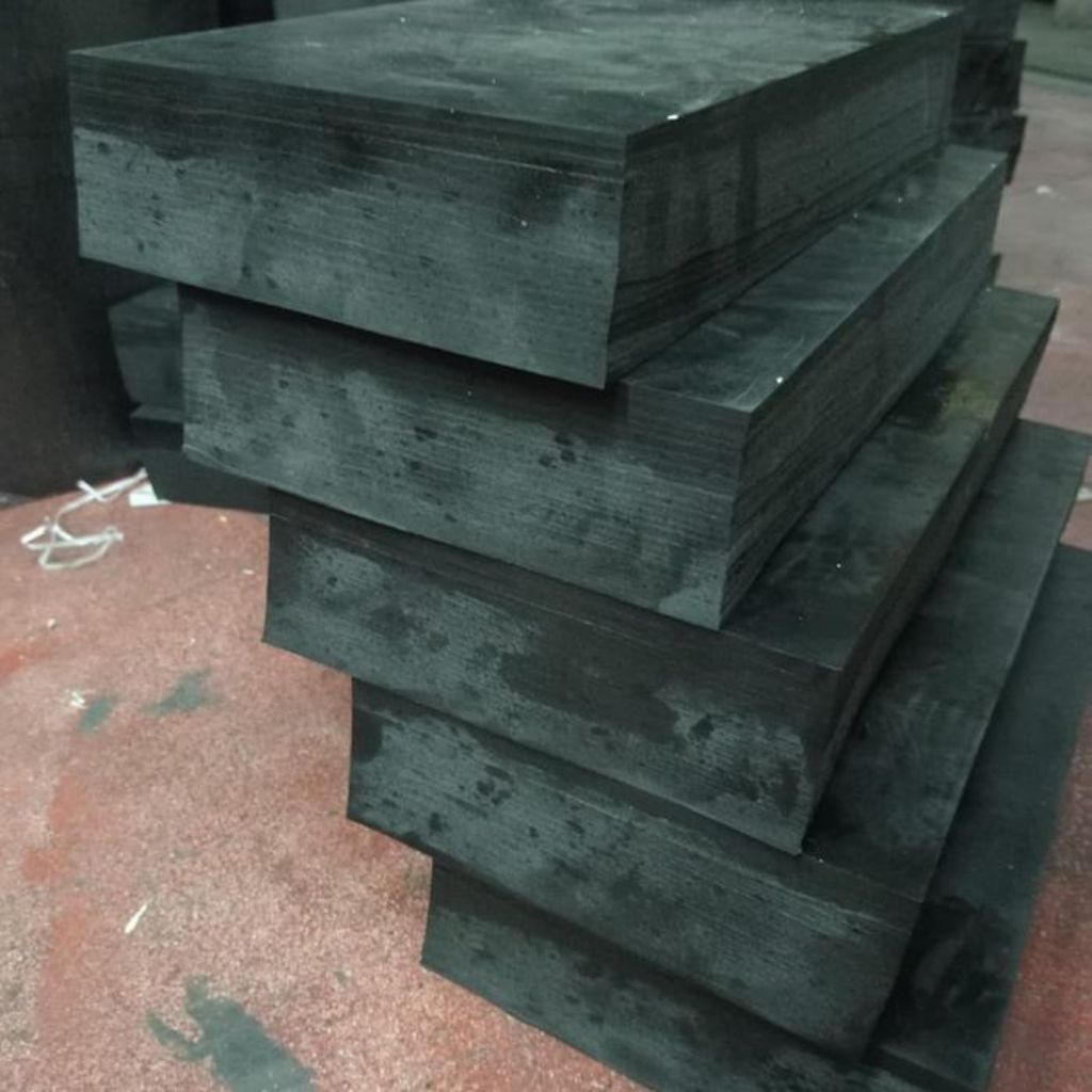 karet bantalan 30cm x 30cm karet 50mm karet 5cm karet bantalan tebal 50mm