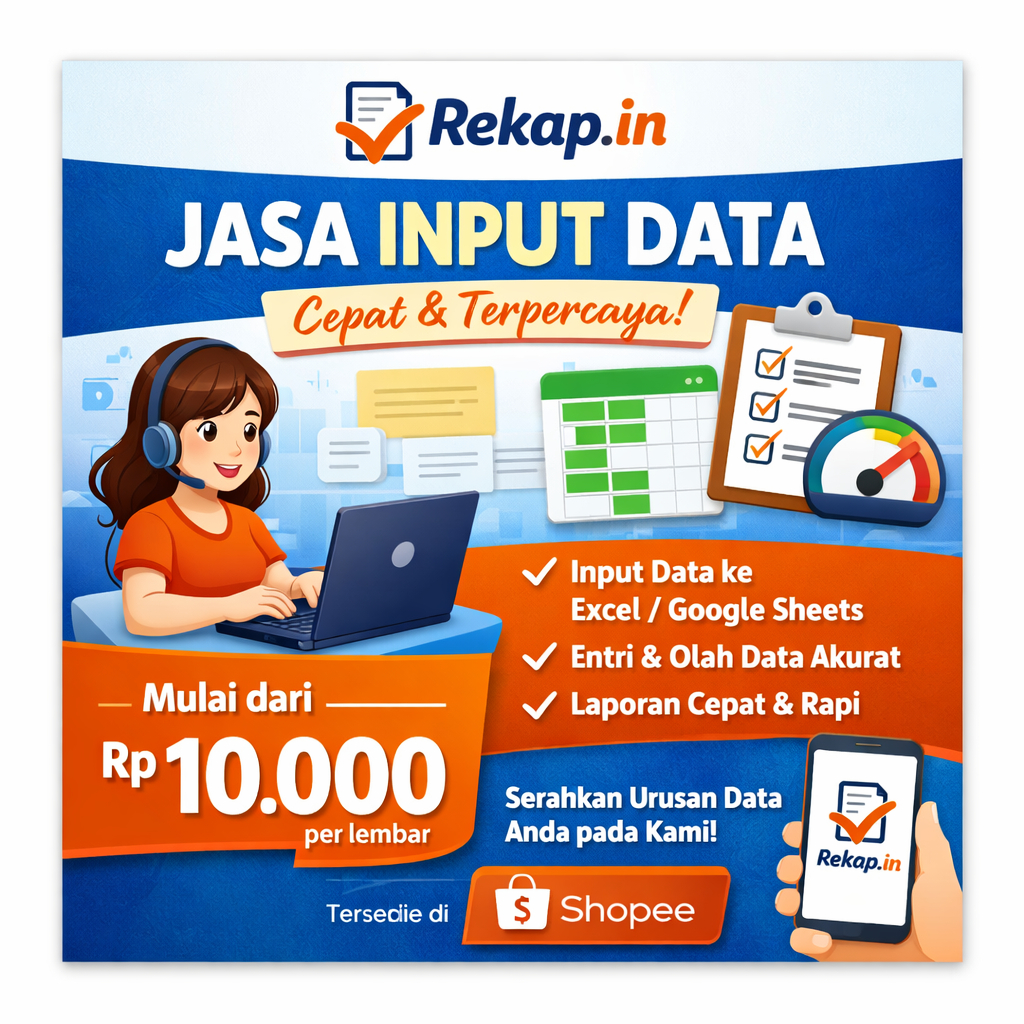 Rekap.in/ JASA INPUT DATA DAN OLAH DATA