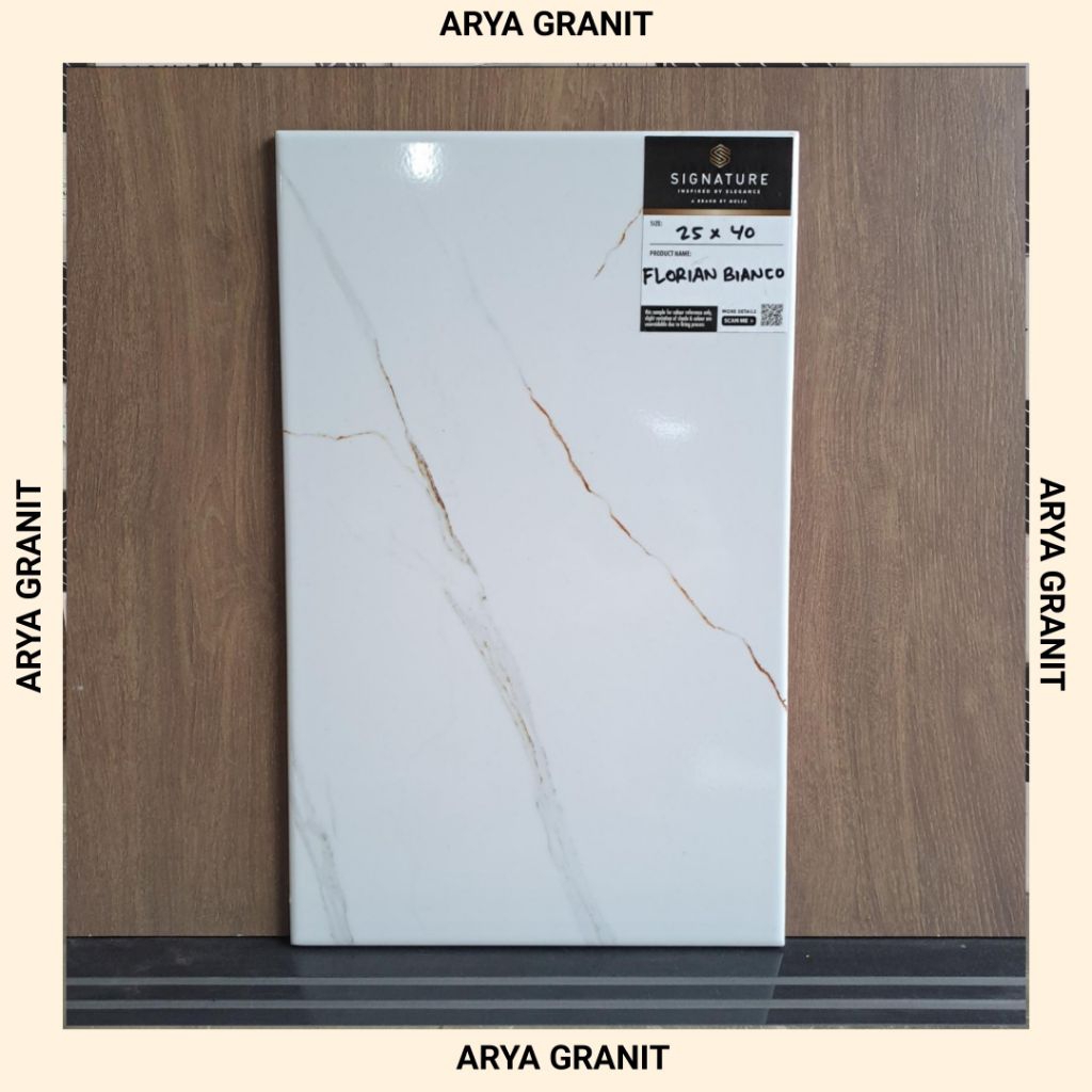 keramik dinding mulia Florian Bianco UK 25×40