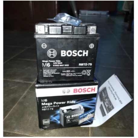 Aki Kering Motor Bosch RBTZ-7S MF 6Ah NMAX OLD