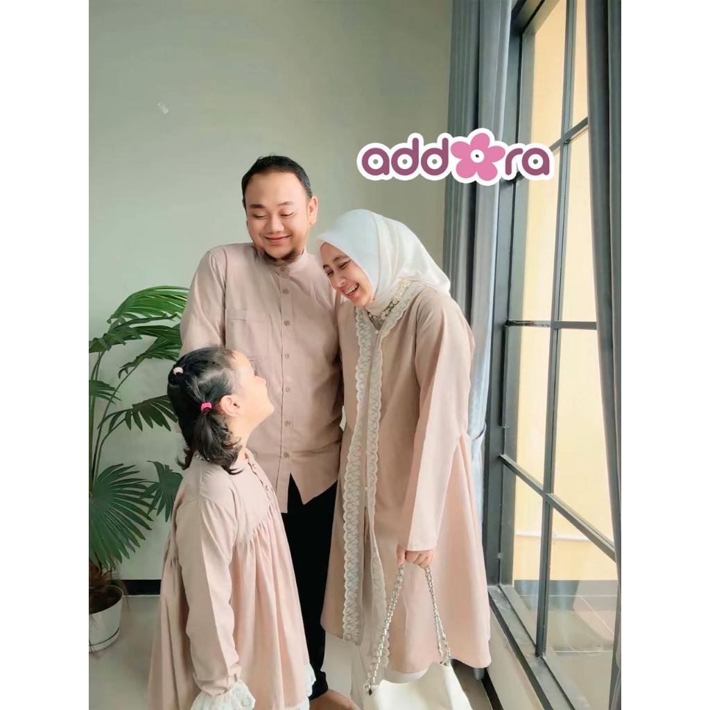 Kenanga Tunik Baju Couple Sarimbit Keluarga Lebaran Ayah Ibu Anak