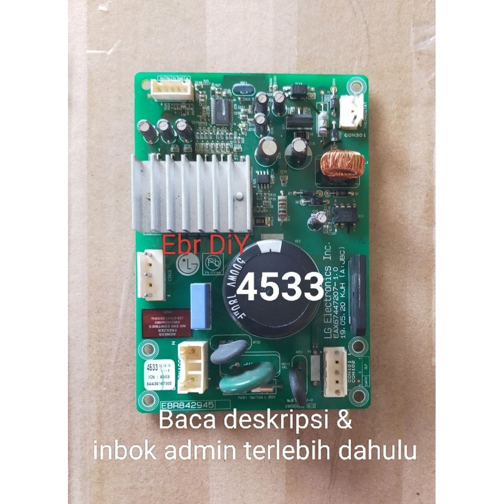 Ebr8429  4533  Ebr8429 4533  Ebr842945  Bmg089nhmv  Modul freezer lg  Modul freezer lg inverter  Mod