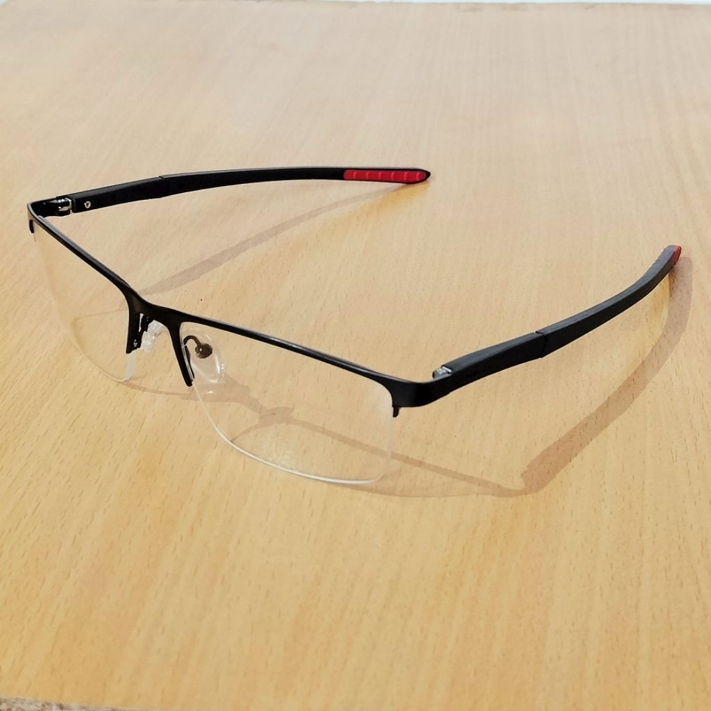 Kacamata Photocromic Frame Gantung Minus Unisex