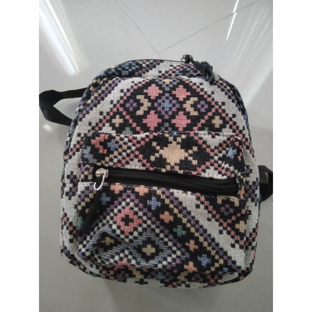 Tas ransel Rajut premium(Baru)