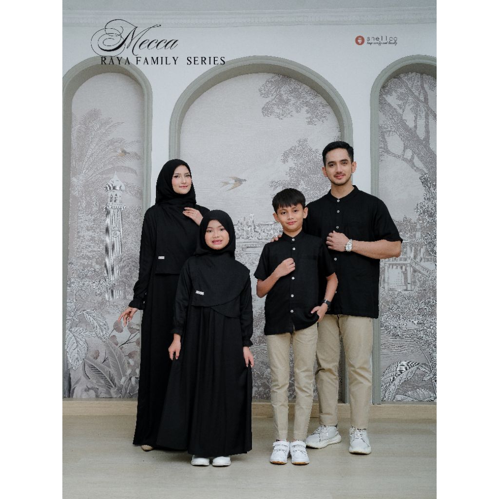Set Baju Keluarga Muslim Mecca Couple Sarimbit Dewasa Termurah 2026 PO