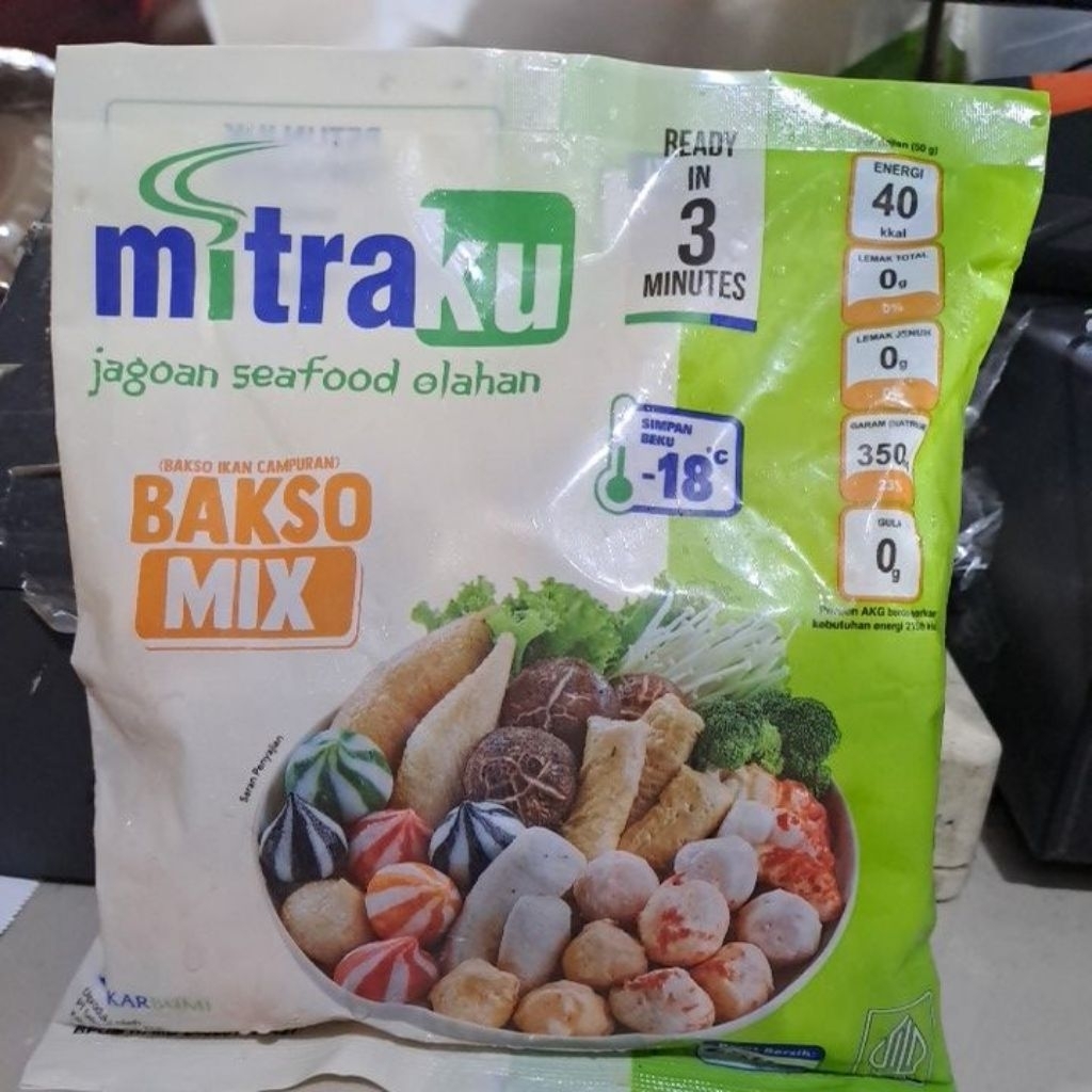 MITRAKU BAKSO MIX JAGOAN SEAFOOD OLAHAN 250GR
