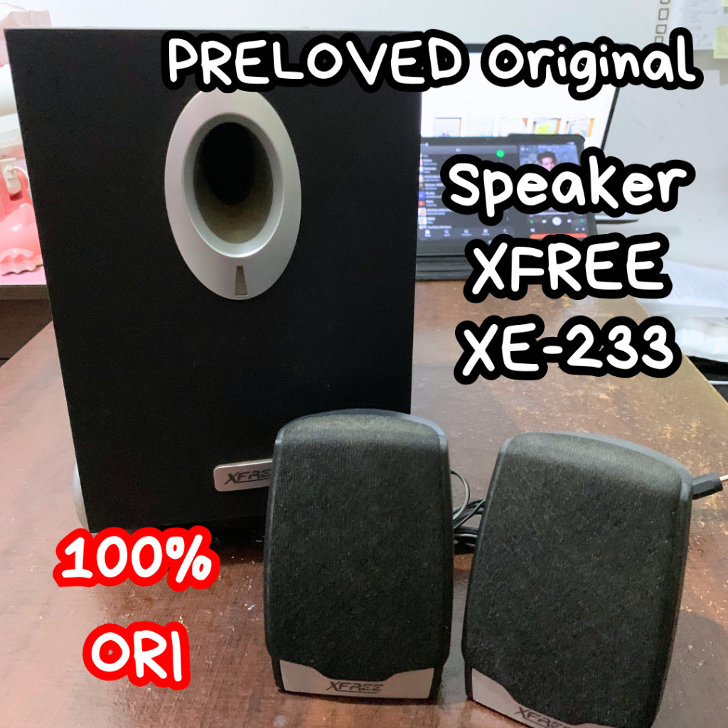 [PRELOVED 100% ORI] Speaker XFREE XE-233 Loudspeaker Bekas