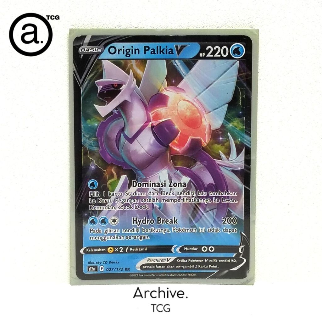 Origin Palkia V (027/172) Pokemon Indonesia ~ VSTAR Semesta S12A