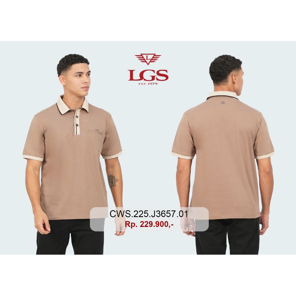 Kaos Kerah Polo Pria LGS ORIGINAL/Reguler Fit