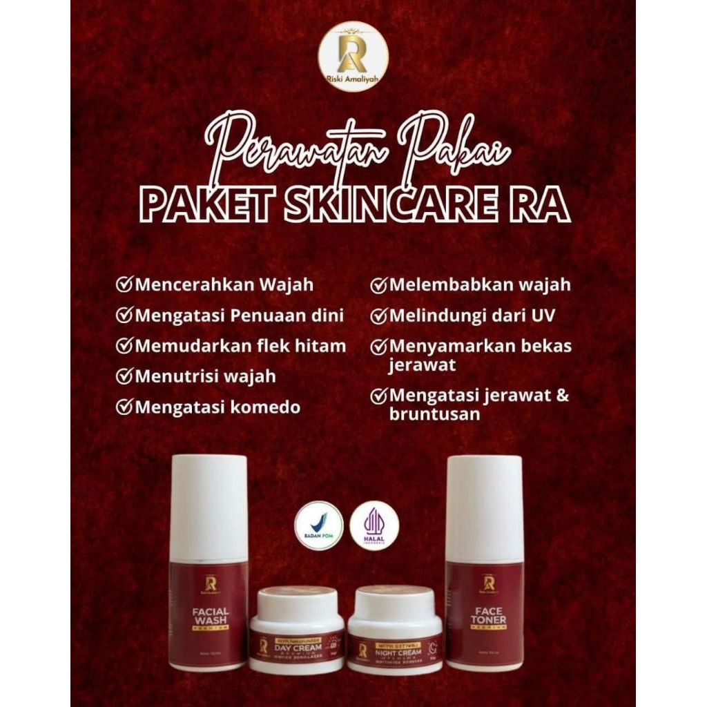 skincare RA paketan BPOM & Halal