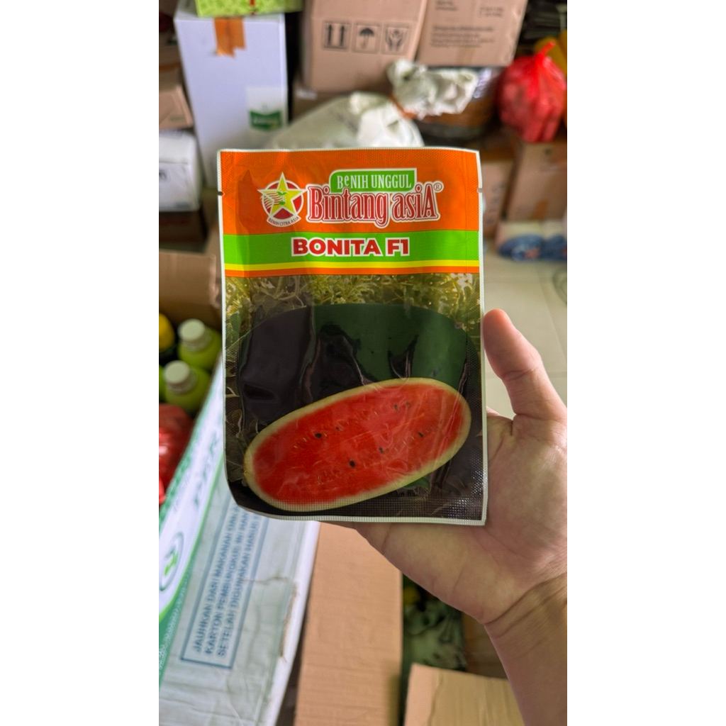 BIBIT BENIH BINTANG ASIA SEMANGKA HIBRIDA BONITA F1 20g