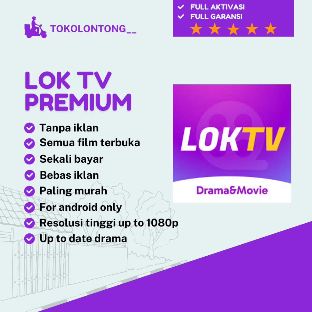 Lok TV Premium LifeTime Murah - TokoLontong__