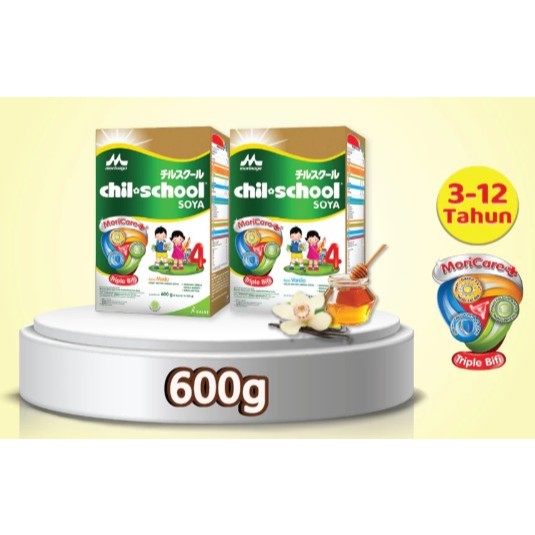 Morinaga Chil School Soya 4 Vanila / Madu 600gr
