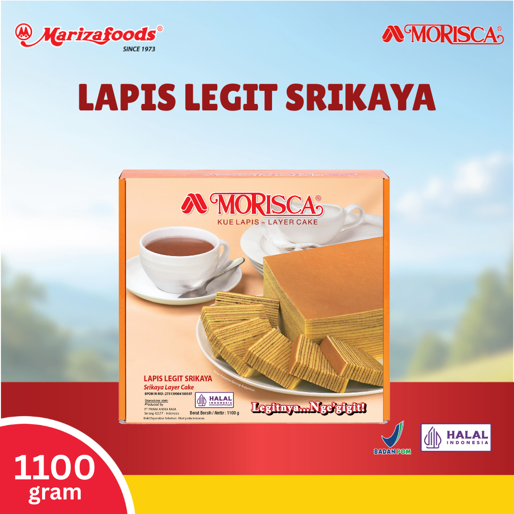 Morisca Kue Lapis Legit Srikaya 1100g