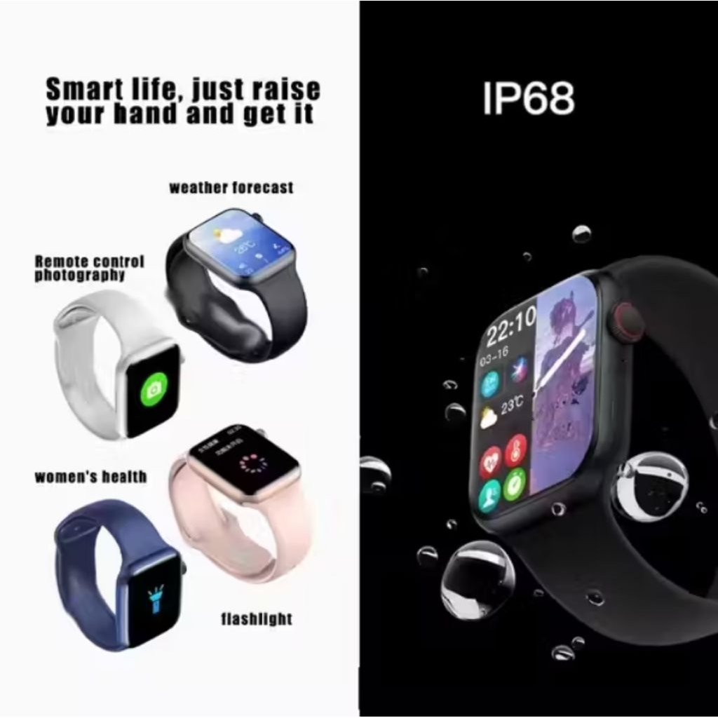 Samsung Watch 10 Pro Max Jam Tangan Pintar Wanita Pria dengan Layar AMOLED 2.3 Inch, Tahan Air IP68