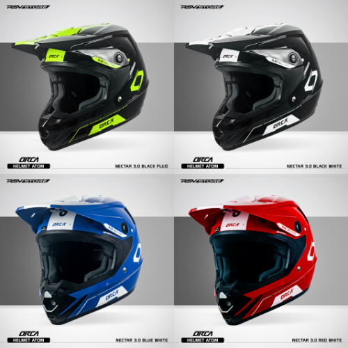 Helm RSV X ORCA All Varian Motif | Helm Trail Cross Supermoto