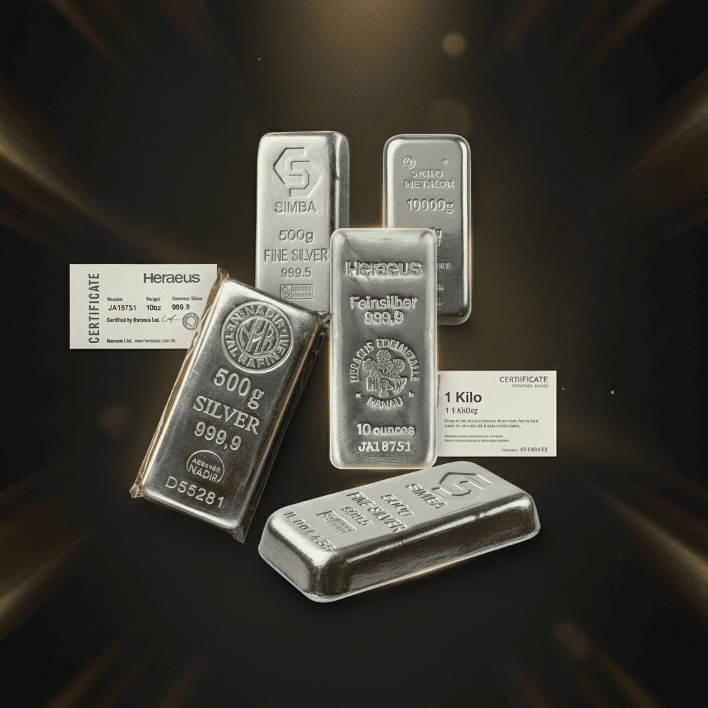 PERAK / SILVER BAR NADIR | METALOR | SIMBA | HERAEUS | LOTUSARCHI