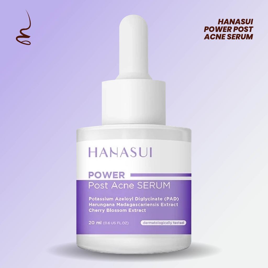 Hanasui Power Post Acne Serum Perawatan Bekas Jerawat Intensif Untuk Wajah Kusam dan Tidak Merata