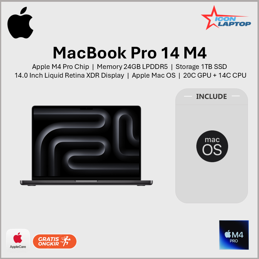 Apple MacBook Pro 14 M4 Pro 24/1TB