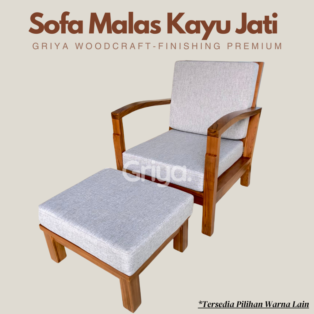Sofa Malas Kayu Jati Sofa Minimalis Jati Solid