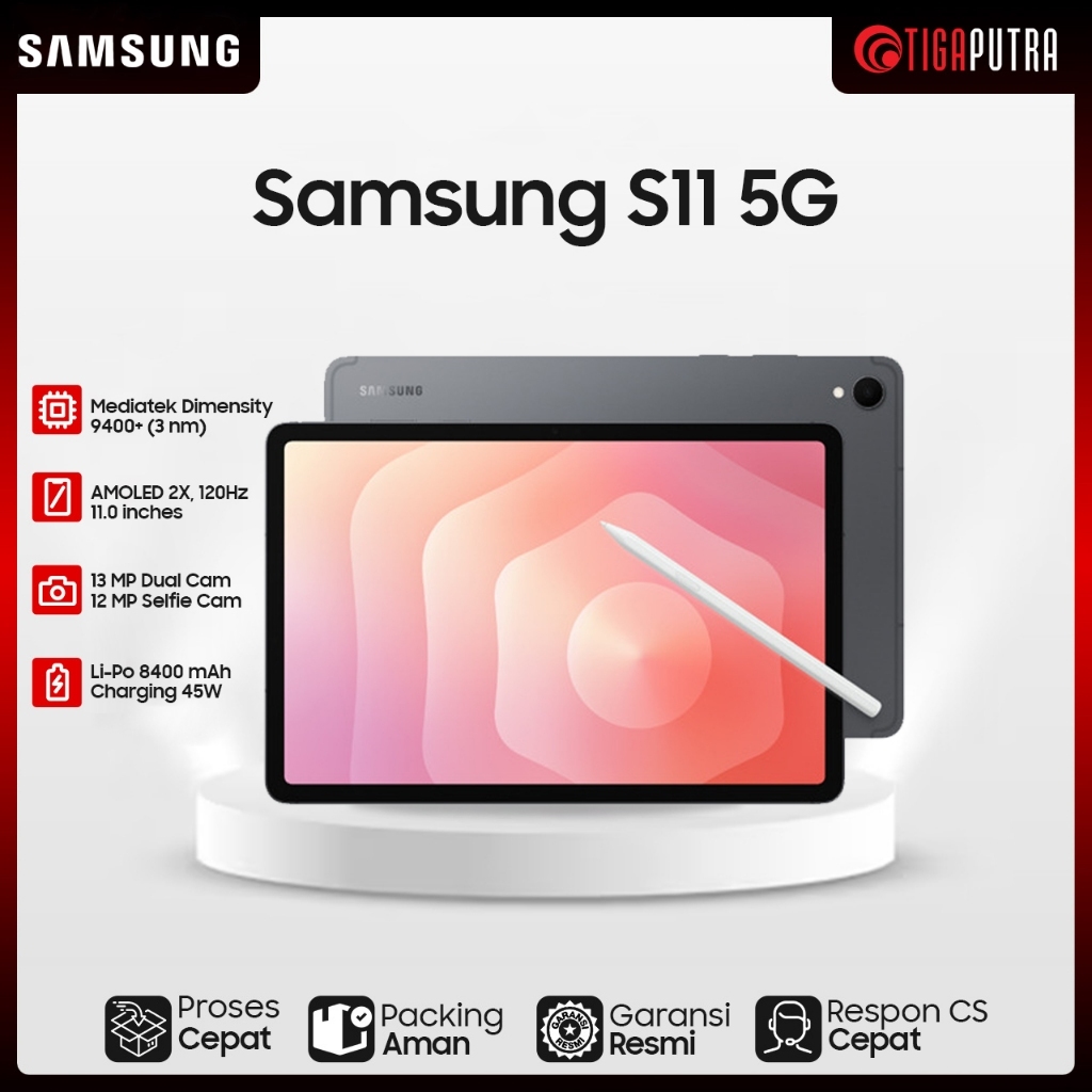 Samsung Tab S11 Wifi 5G (Ram 12GB Rom 256GB, AI Tablet, DeX Dynamic AMOLED 120Hz, Mediatek Dimensity